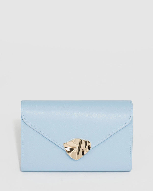 Blue Isidora Envelope Clutch Bag | Clutch Bags