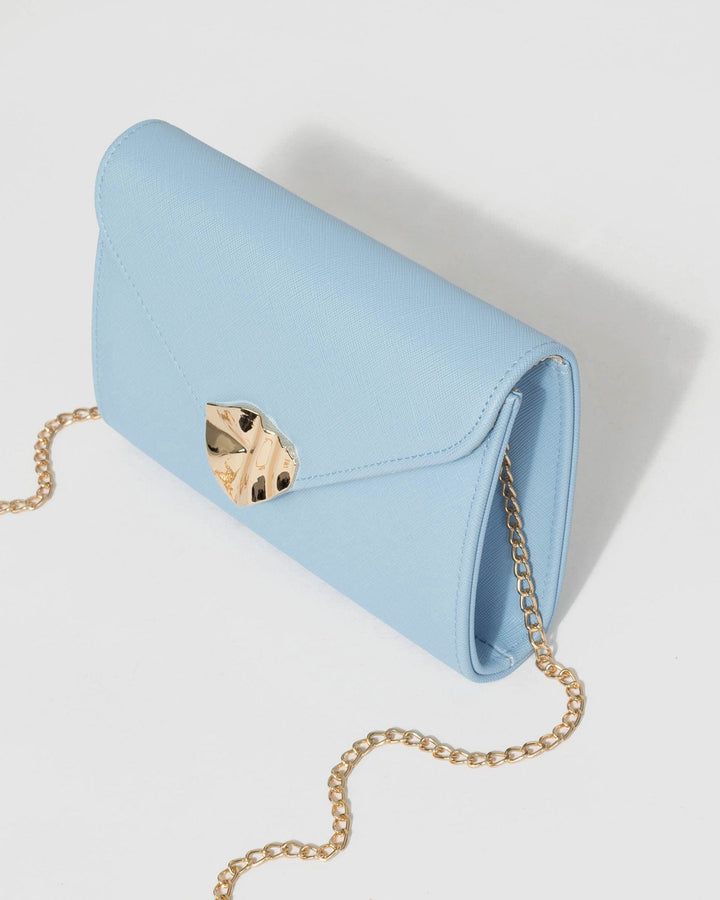 Colette by Colette Hayman Blue Isidora Envelope Clutch Bag