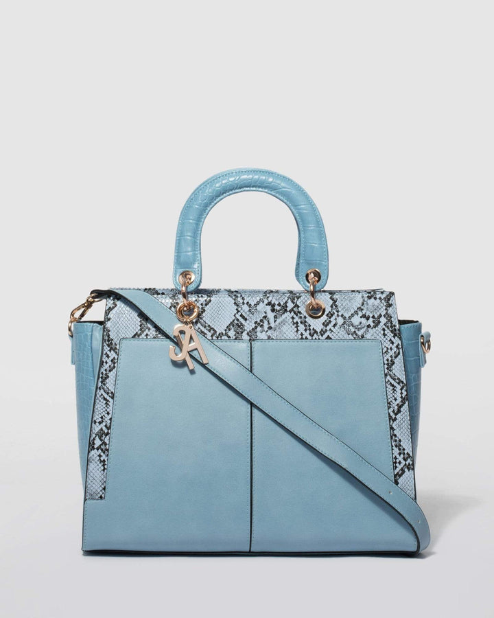 Blue Jess Charm Tote Bag | Tote Bags
