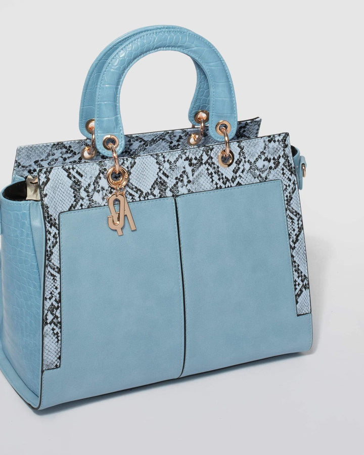 Blue Jess Charm Tote Bag | Tote Bags