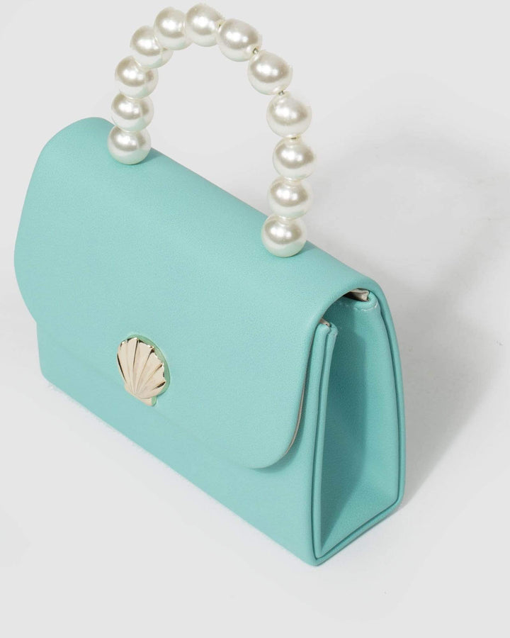 Colette by Colette Hayman Blue Kids Pearl Top Handle Bag