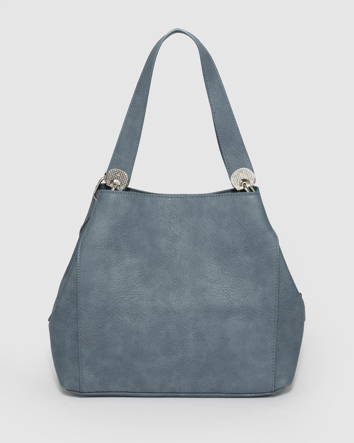 Colette by Colette Hayman Blue Mary Slouch Tote Bag