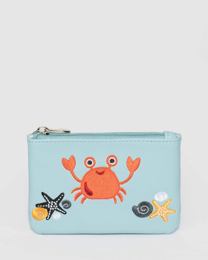 Colette by Colette Hayman Blue Ocean Crab Purse