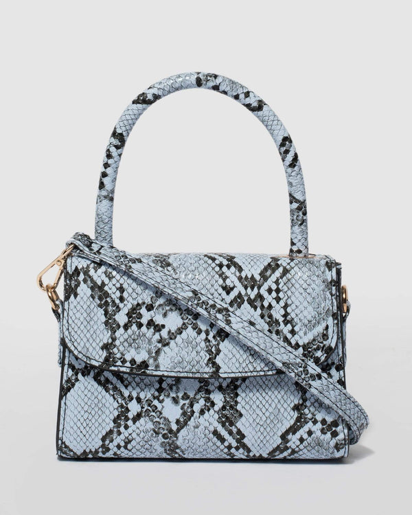 Blue Python Kiki Mini Bag | Mini Bags