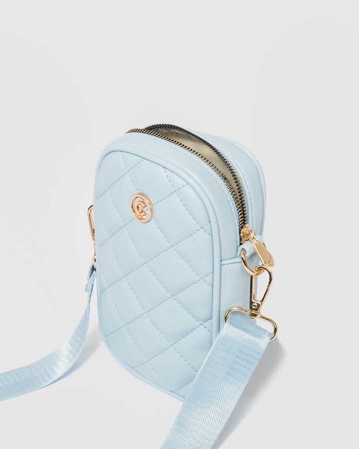 Colette by Colette Hayman Blue Rubee Quilted Crossbody Bag