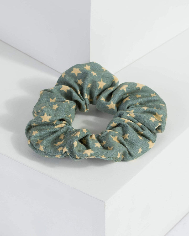 Blue Star Scrunchie | Accessories