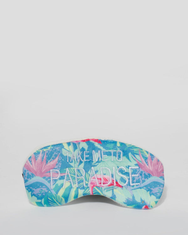 Blue Take Me To Paradise Eyemask | Accessories
