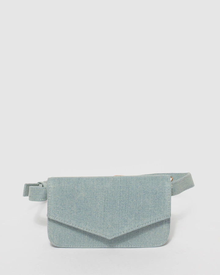Blue Zoey Mini Bumbag | Bum Bags