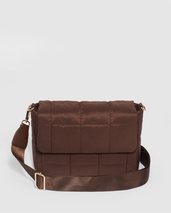 Colette by Colette Hayman Brown Halia Quilted Crossbody