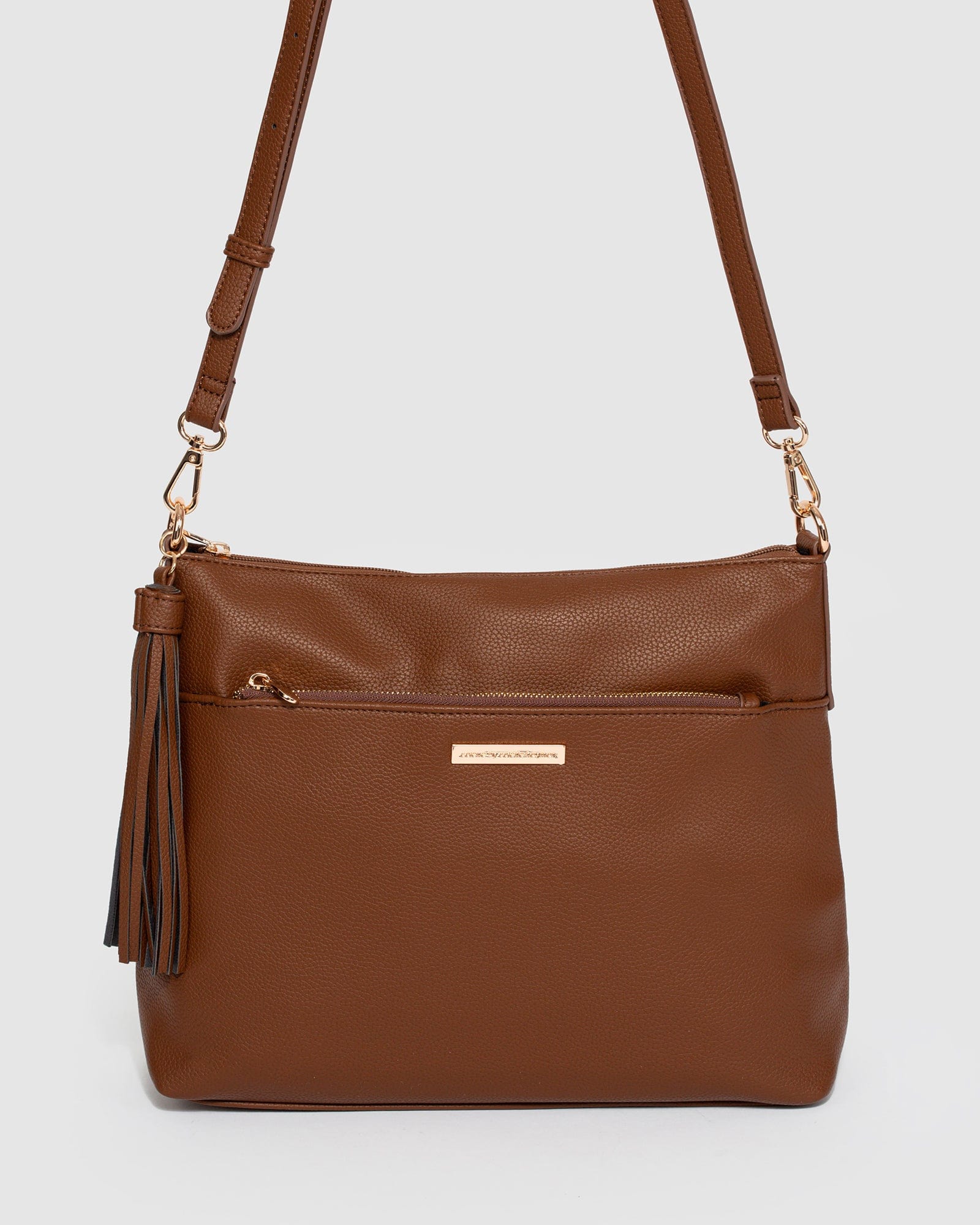 Zara cross body bag featuring Kangaroo Chocolate brown leather. – Ooroo  Australia