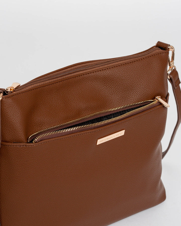 Brown Medium Walking The Dog Bag | Crossbody Bags