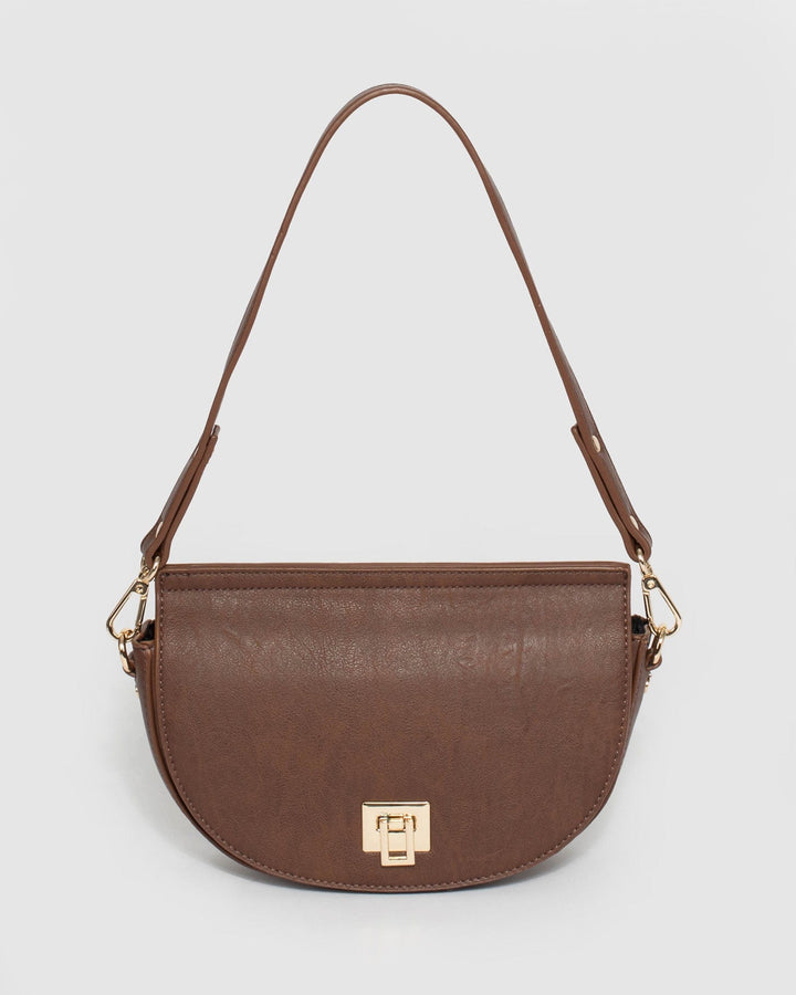 Brown Wynnie Saddle Bag | Shoulder Bags