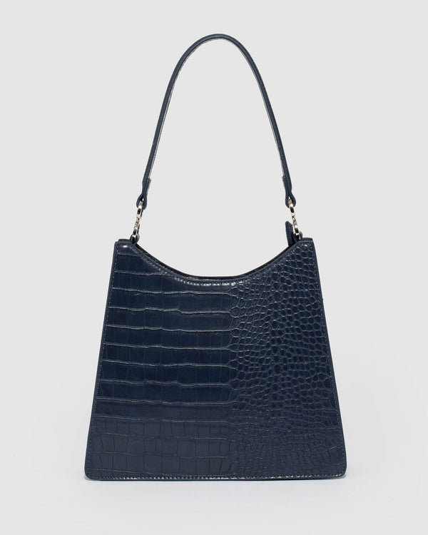 Colette by Colette Hayman Brynn Navy Slouch Bag