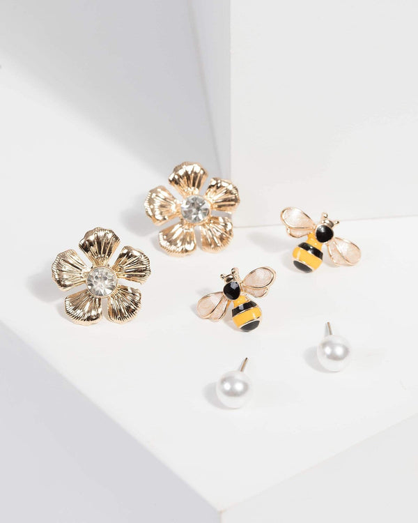 Bumble Bee Earring Set | Earrings