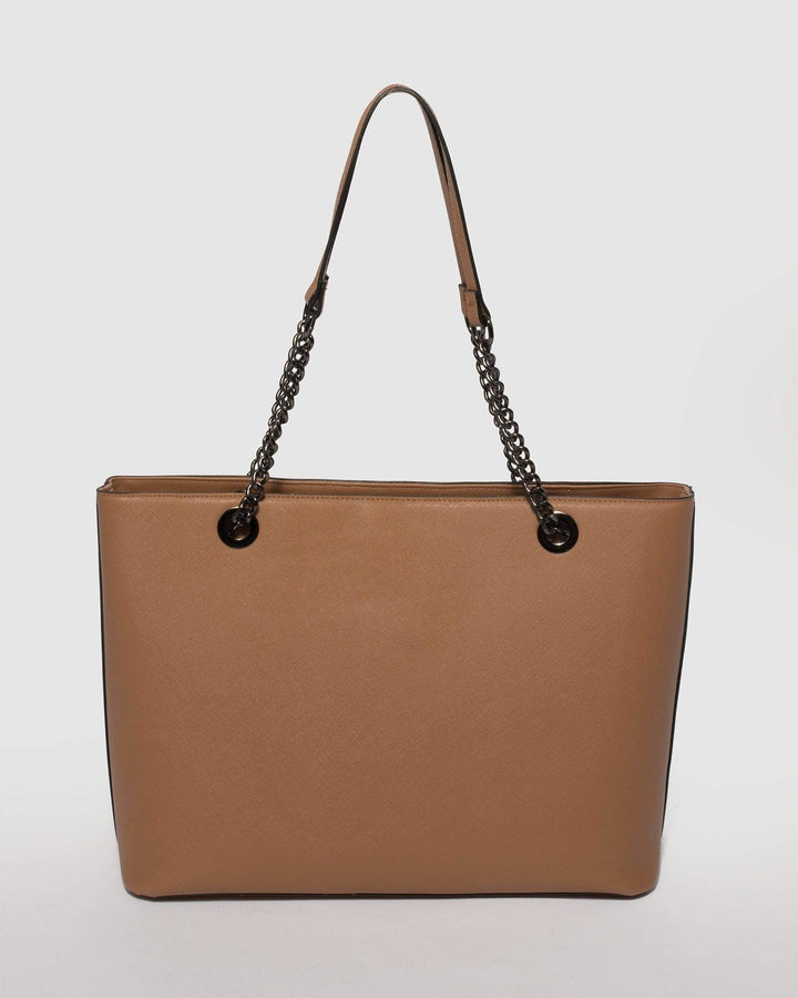 Caramel Colette Premium Tote Bag | Tote Bags