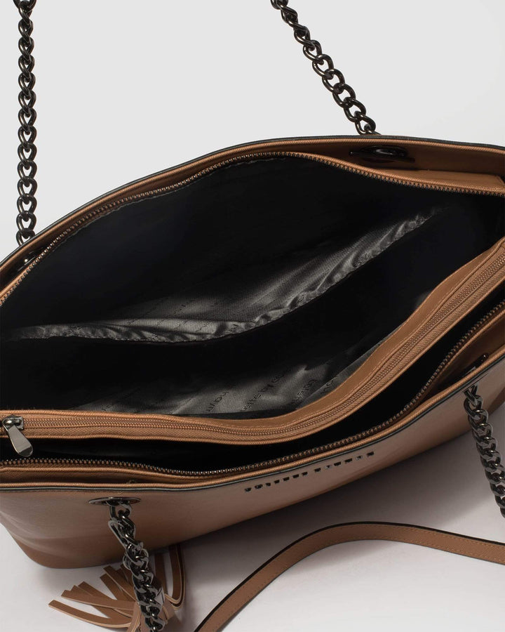 Caramel Colette Premium Tote Bag | Tote Bags