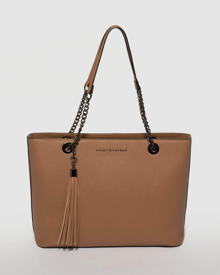 Caramel Colette Premium Tote Bag | Tote Bags