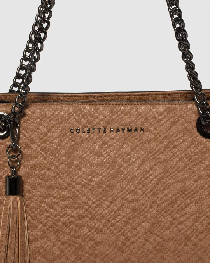 Caramel Colette Premium Tote Bag | Tote Bags