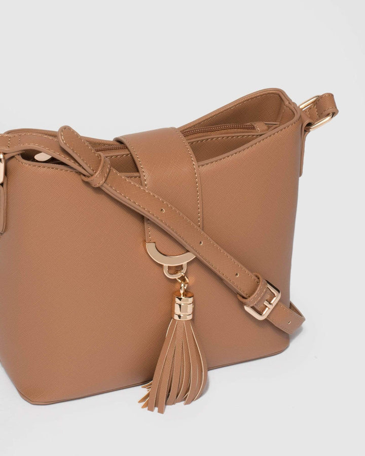 Caramel Libby Crossbody Bag | Crossbody Bags
