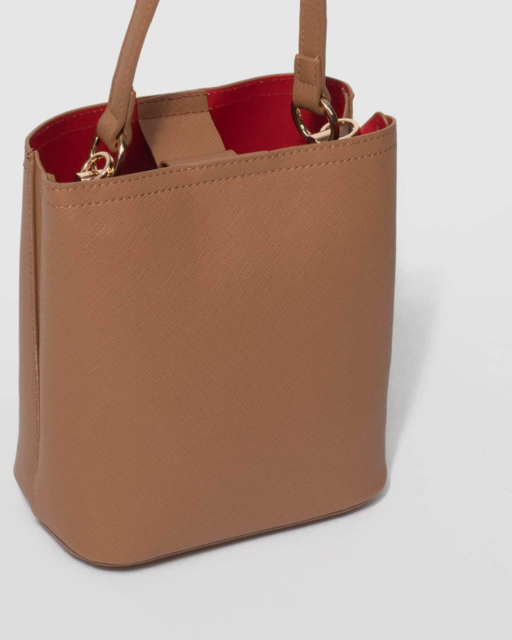 Caramel Melanie Bucket Bag | Bucket Bags