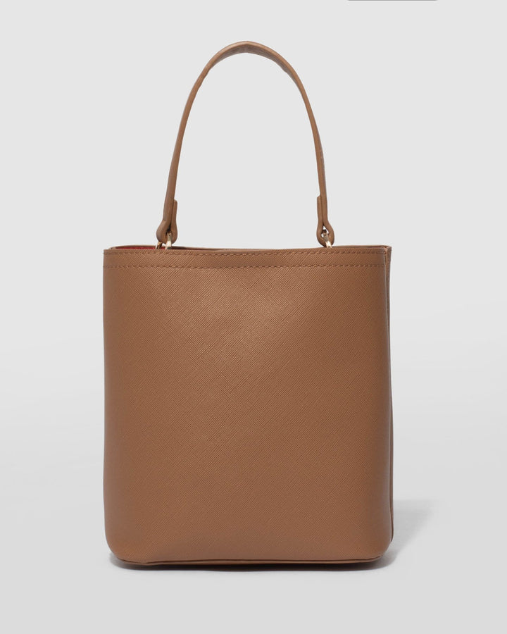 Caramel Melanie Bucket Bag | Bucket Bags