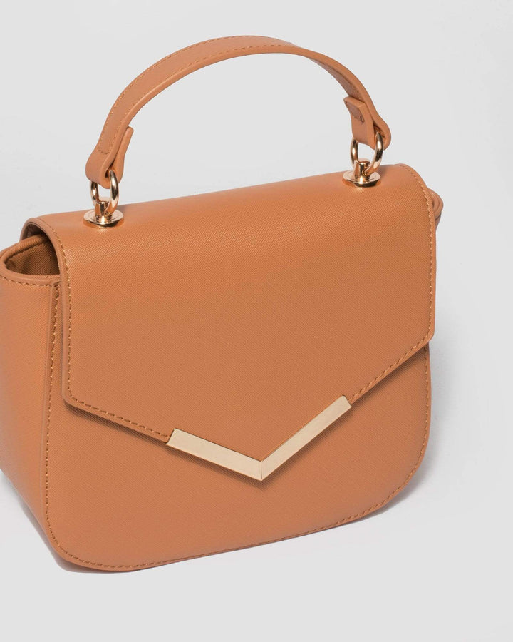 Caramel Naomi Arrow Mini Bag | Mini Bags