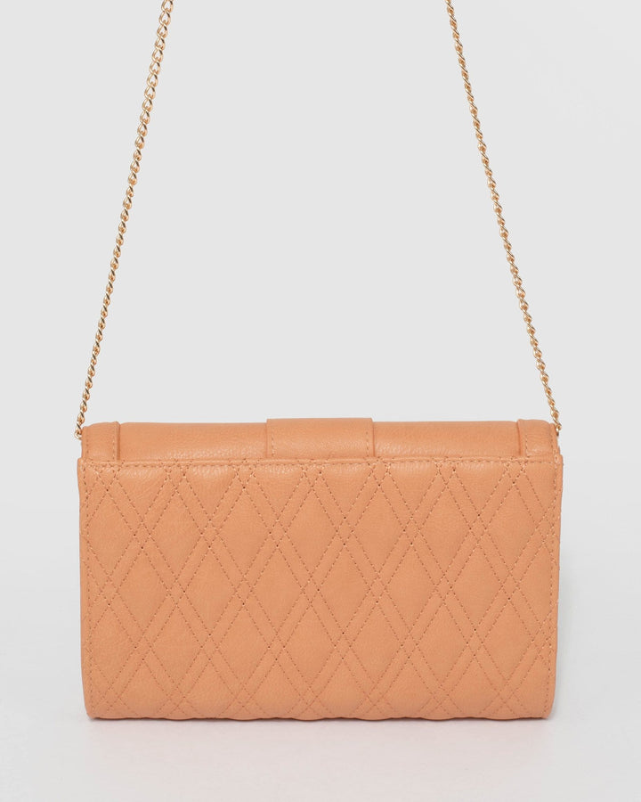 Caramel Renata Clutch Bag | Clutch Bags