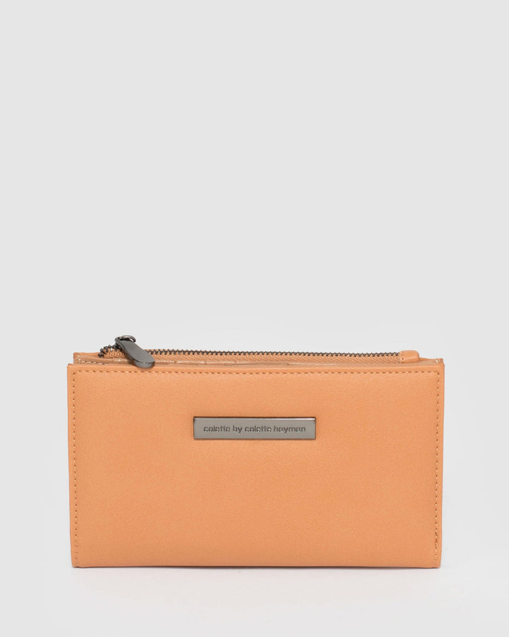 Caramel Selena Zip Wallet | Wallets