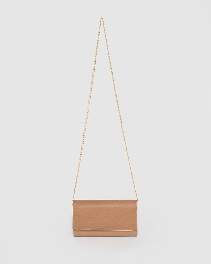 Caramel Serenity Clutch Bag | Clutch Bags