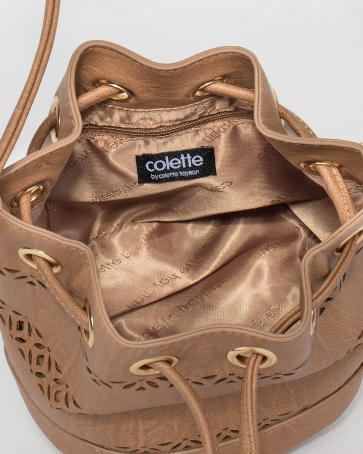 Colette by Colette Hayman Caramel Tali Bucket Bag