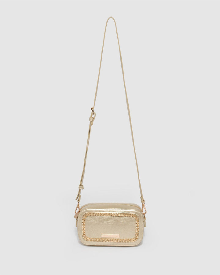 Colette by Colette Hayman Casey Chain Gold Crossbody Bag