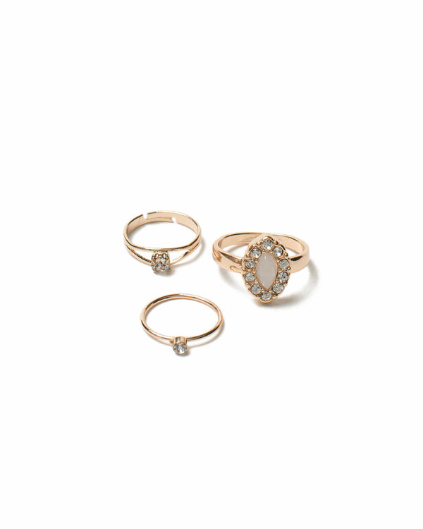 Colette by Colette Hayman Center Stone Ring Pack - Large
