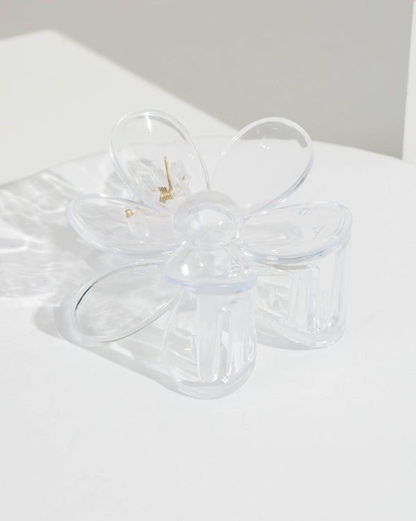 Colette by Colette Hayman Clear Flower Claw Clip