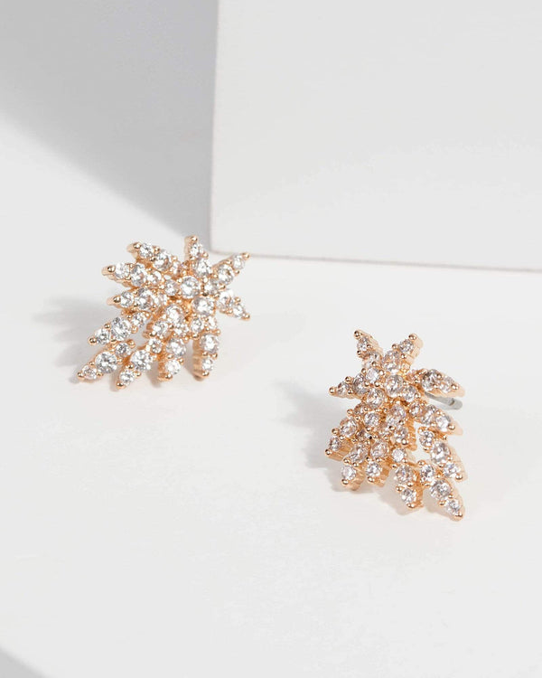 Crystal Cluster Stud Earrings | Earrings
