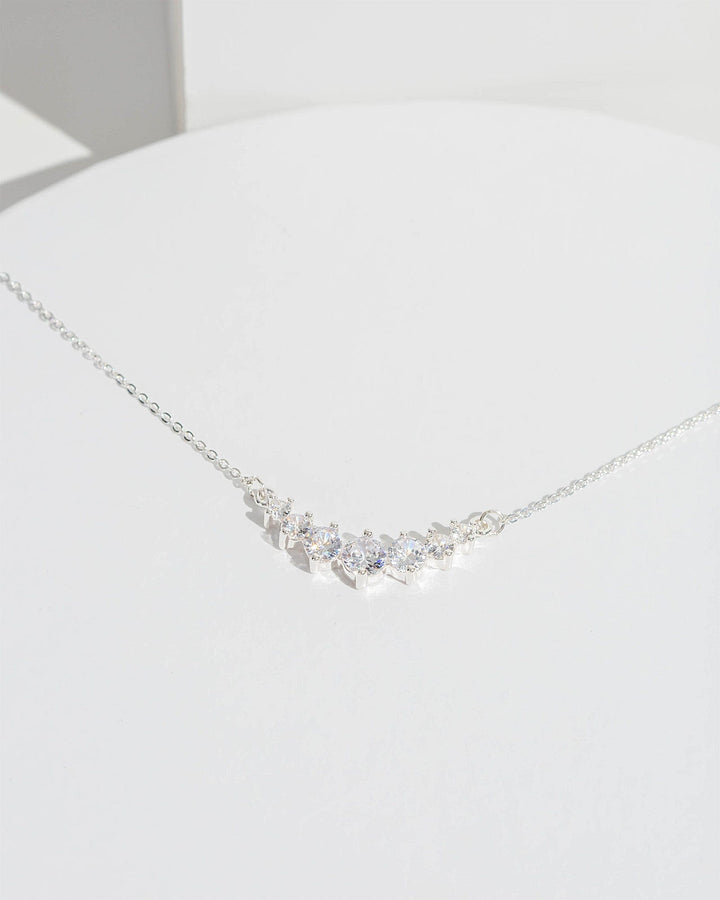 Colette by Colette Hayman Crystal Cubic Zirconia Crystal Necklace