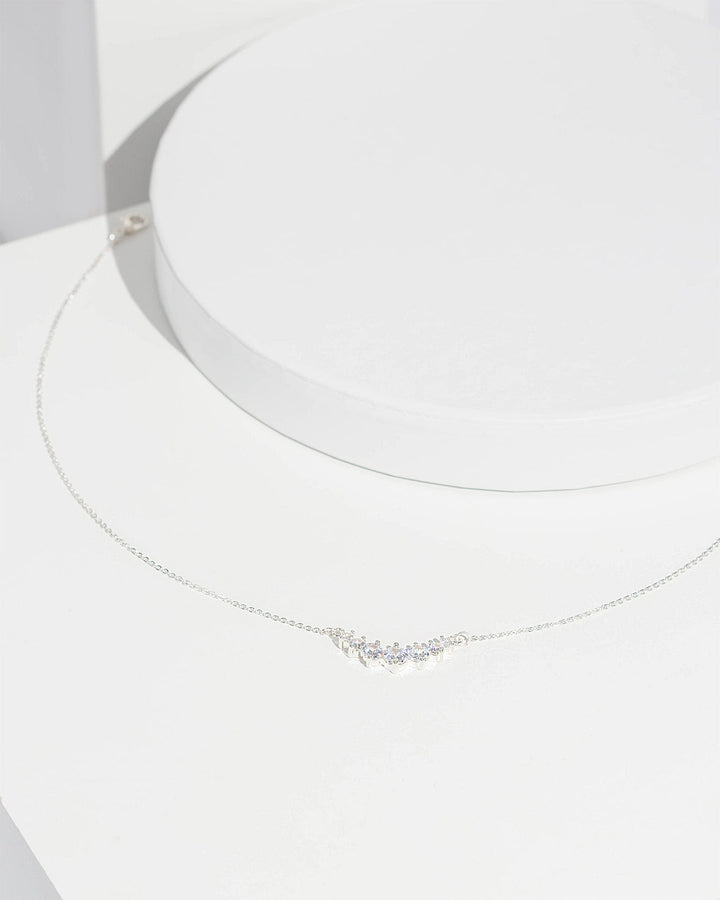 Colette by Colette Hayman Crystal Cubic Zirconia Crystal Necklace