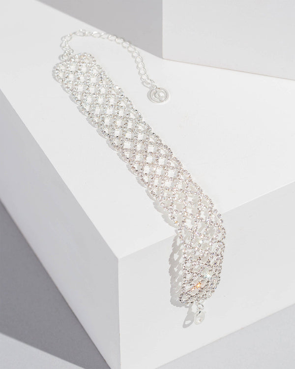 Colette by Colette Hayman Crystal Diamond Pattearringsn Bracelet