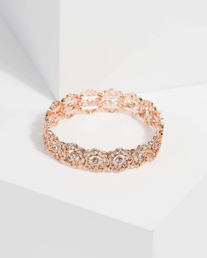 Crystal Flower Bracelet | Wristwear