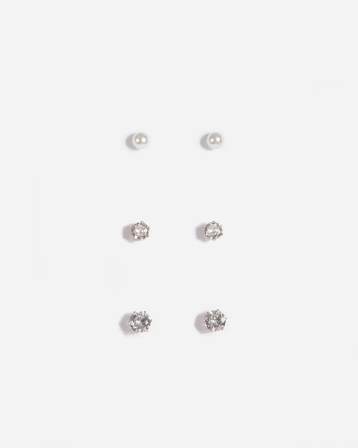 Crystal Mini Stud Earrings | Earrings
