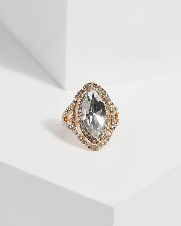 Crystal Pave Statement Ring | Rings