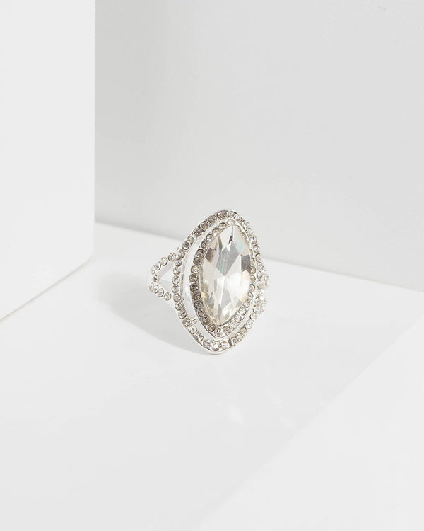 Colette by Colette Hayman Crystal Pave Statement Ring