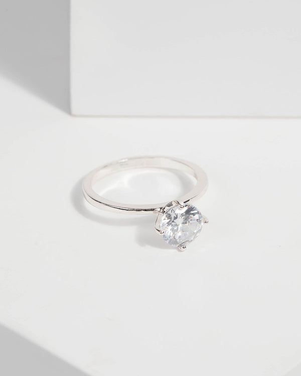 Cubic Zirconia Fine Band Ring | Rings