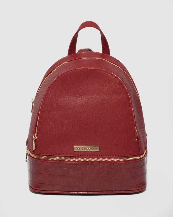 Deep Red Bridget Backpack | Backpacks