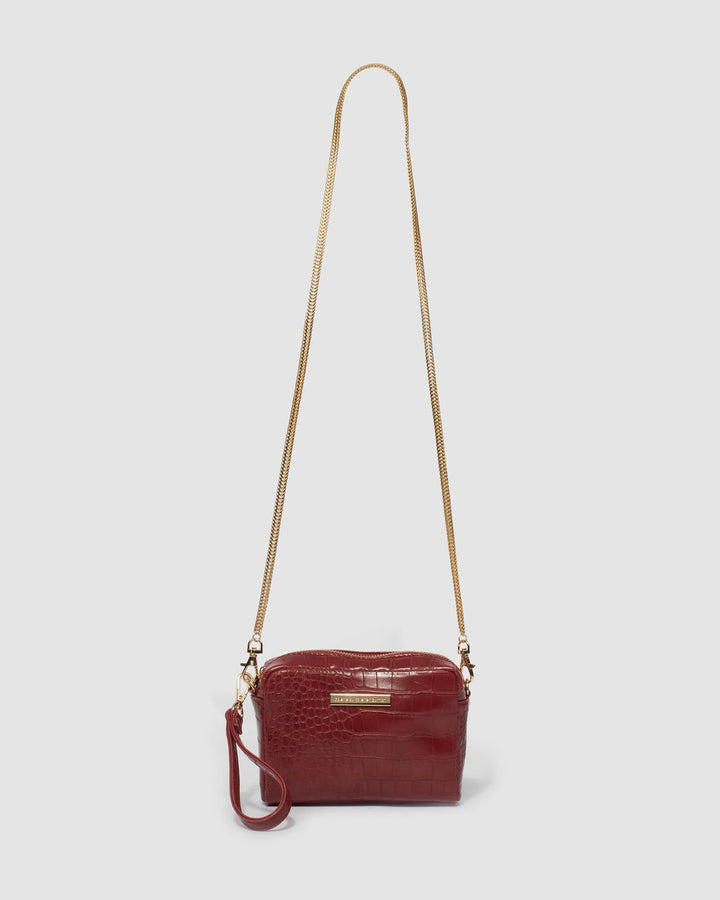 Deep Red Suri Crossbody Bag | Crossbody Bags