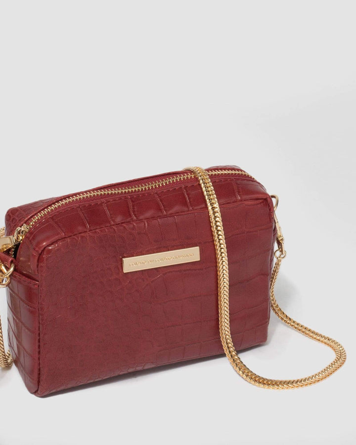 Deep Red Suri Crossbody Bag | Crossbody Bags