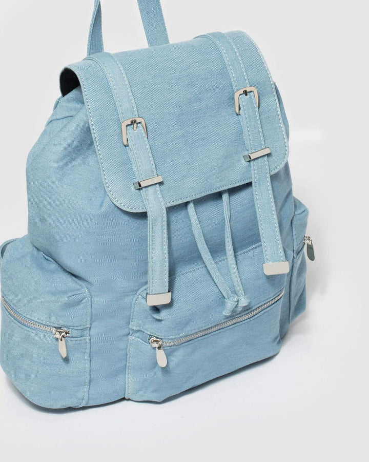 Denim Sunny Buckle Backpack | Backpacks
