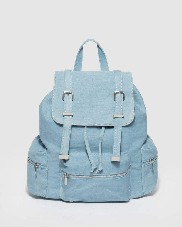 Denim Sunny Buckle Backpack | Backpacks