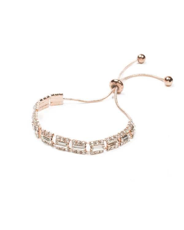Diamante Cup Chain Adjustable Bracelet | Wristwear