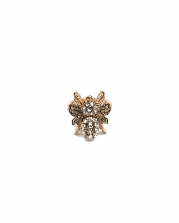 Colette by Colette Hayman Diamante Gold Bug Cocktail Ring - Small