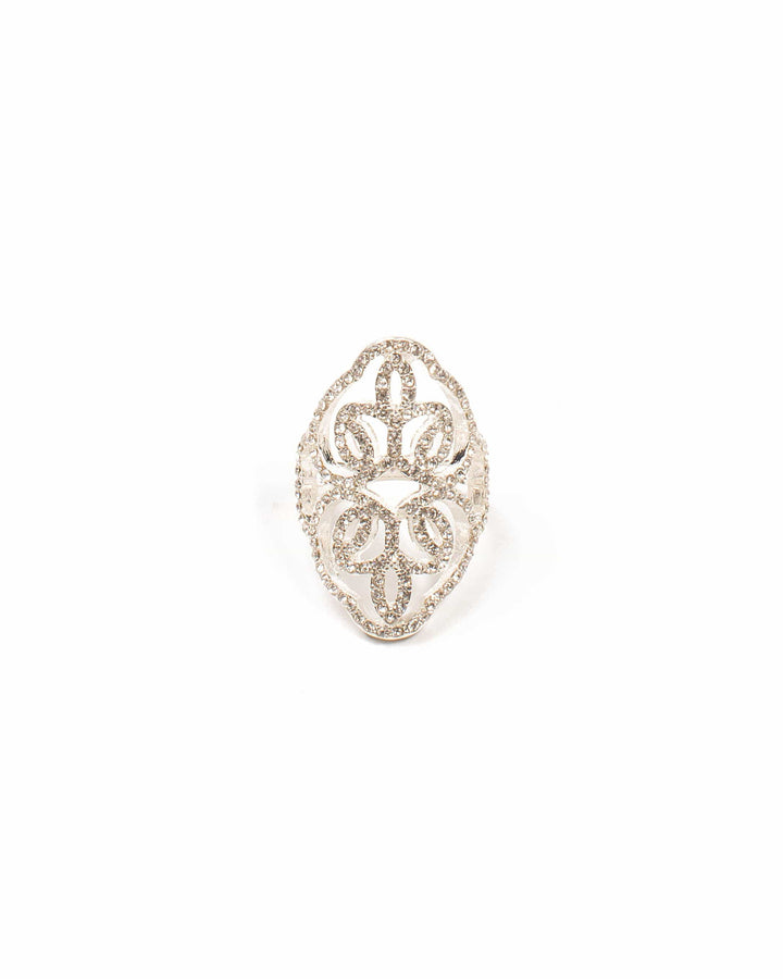 Colette by Colette Hayman Diamante Pave Filigree Ring - Medium